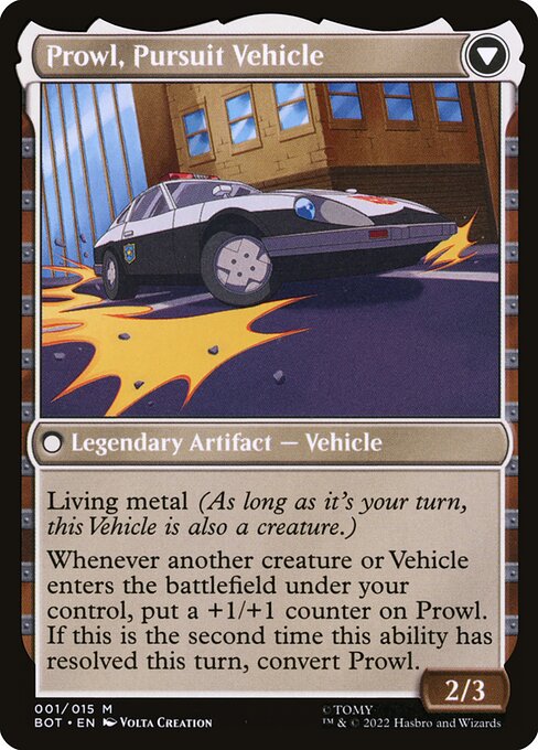 Prowl, Stoic Strategist (1) [Transformers] Reverse