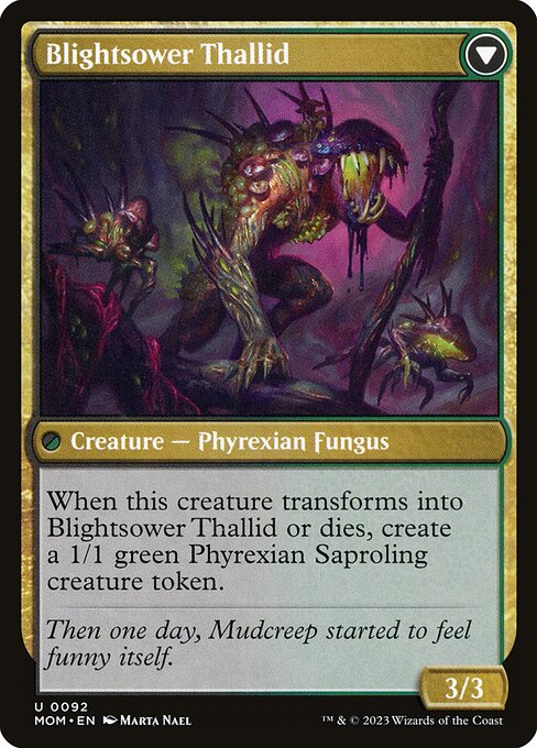 Blightreaper Thallid (92) [March of the Machine] Reverse