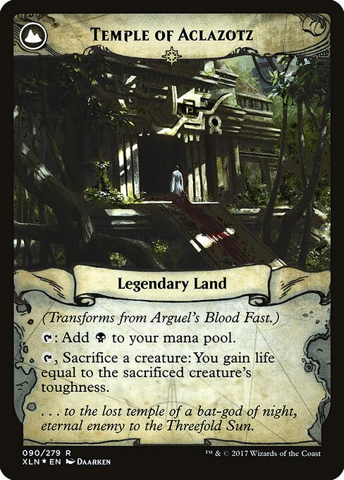 Arguel's Blood Fast (90) [Prerelease Cards] Reverse