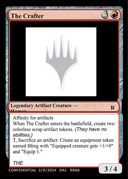 The Crafter (RR66) [Unknown Event]