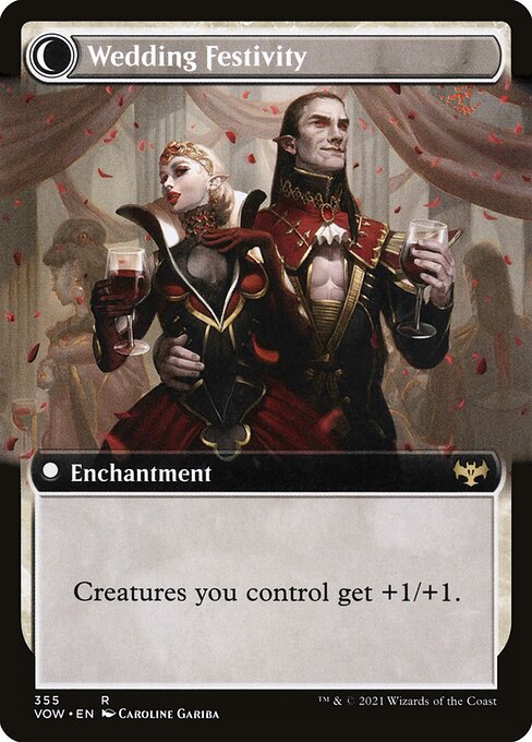 Wedding Announcement (Extended Art) (355) [Innistrad: Crimson Vow] [Extended Art] Reverse