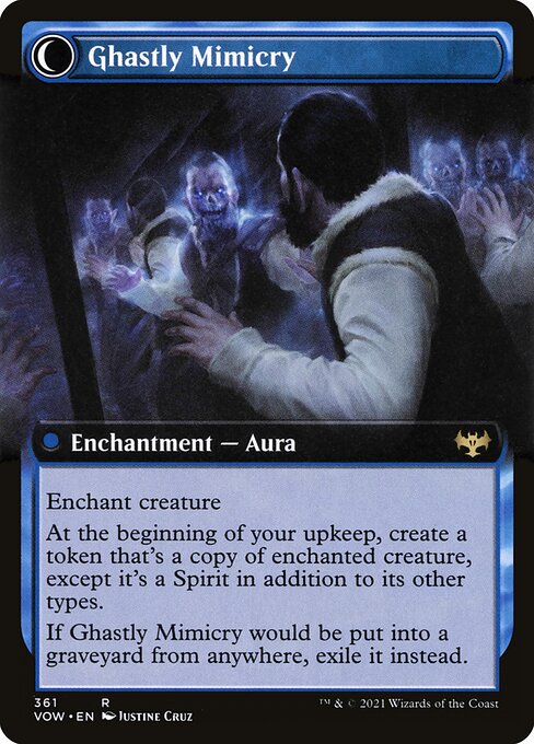 Mirrorhall Mimic (Extended Art) (361) [Innistrad: Crimson Vow] [Extended Art] Reverse