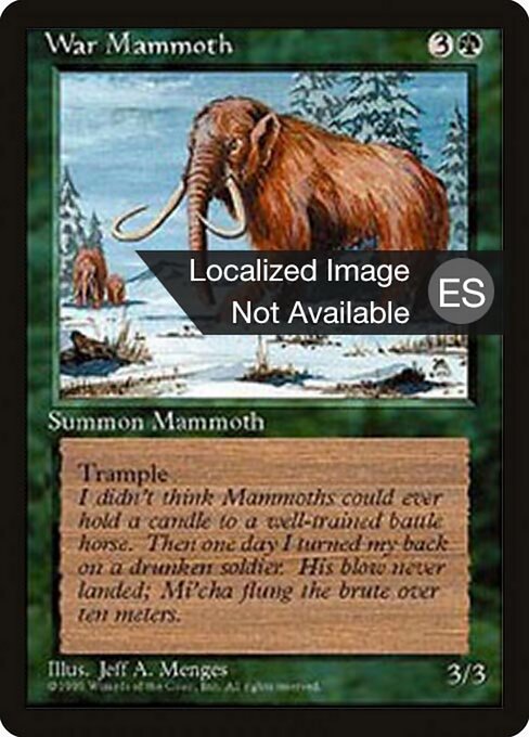 War Mammoth (286) [Fourth Edition Foreign Black Border]