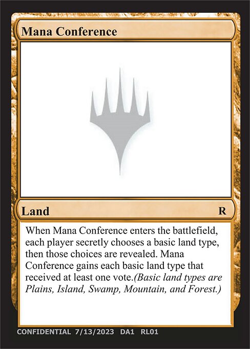 Mana Conference (UL01a) [Unknown Event]