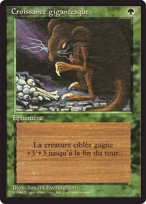 Giant Growth (199) [Foreign Black Border]