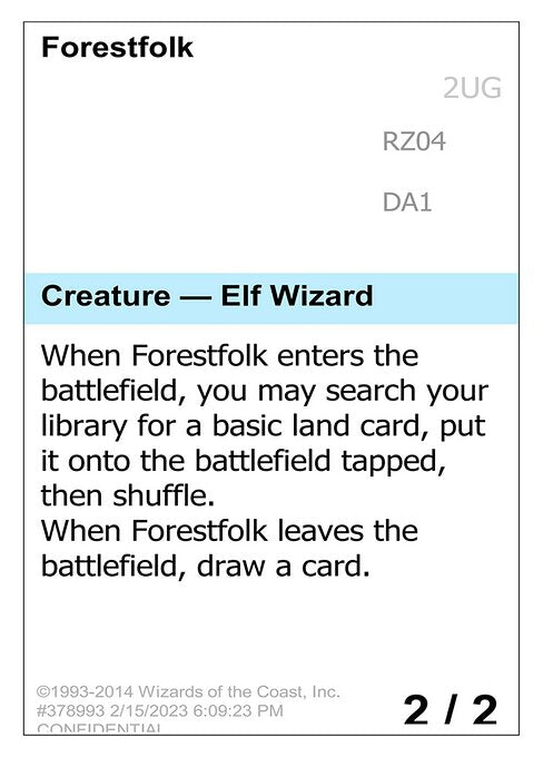 Forestfolk (RZ04a) [Unknown Event]
