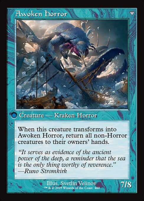 Thing in the Ice (Retro Frame) (460) [Innistrad Remastered] Reverse
