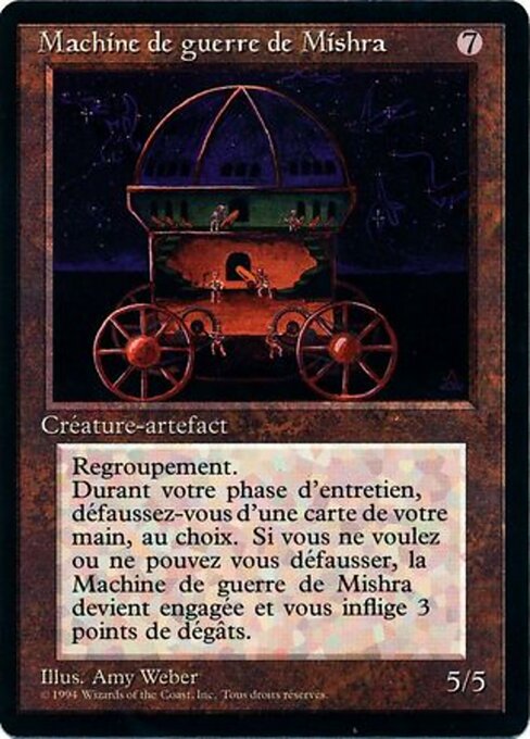 Mishra's War Machine (266) [Foreign Black Border]